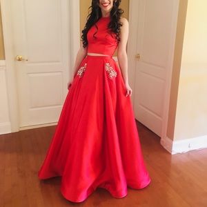 Sherri hill two piece dress